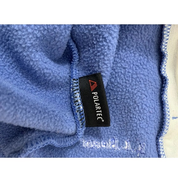 LL Bean Small Blue Snap T Sweater Fleece Pullover - Picture 7 of 7